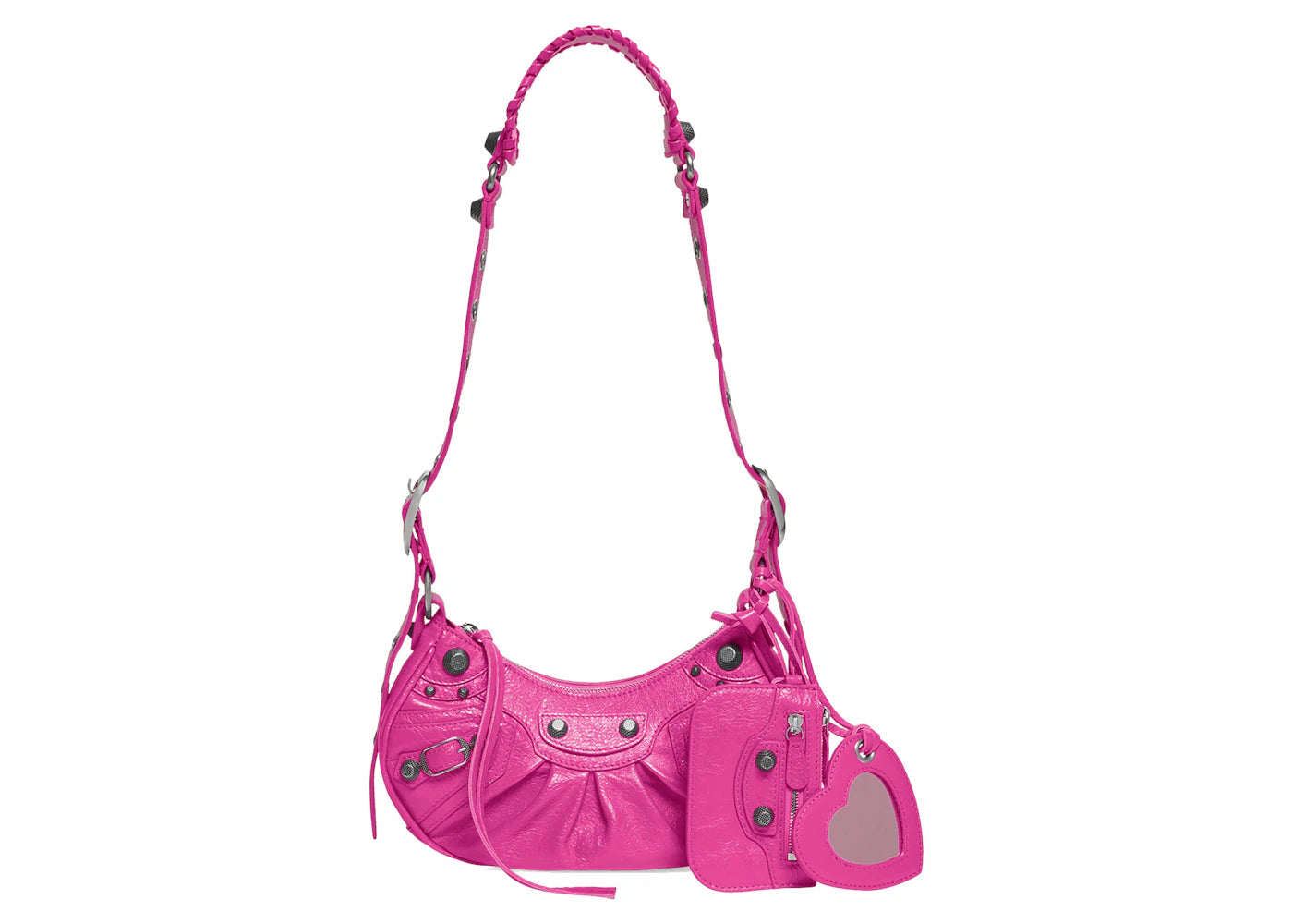 Balenciaga Le Cagole Shoulder Bag Xs Pink