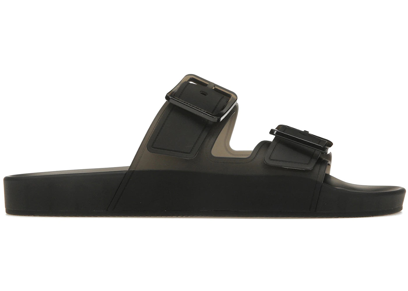 balenciaga mallorca sandal clear black