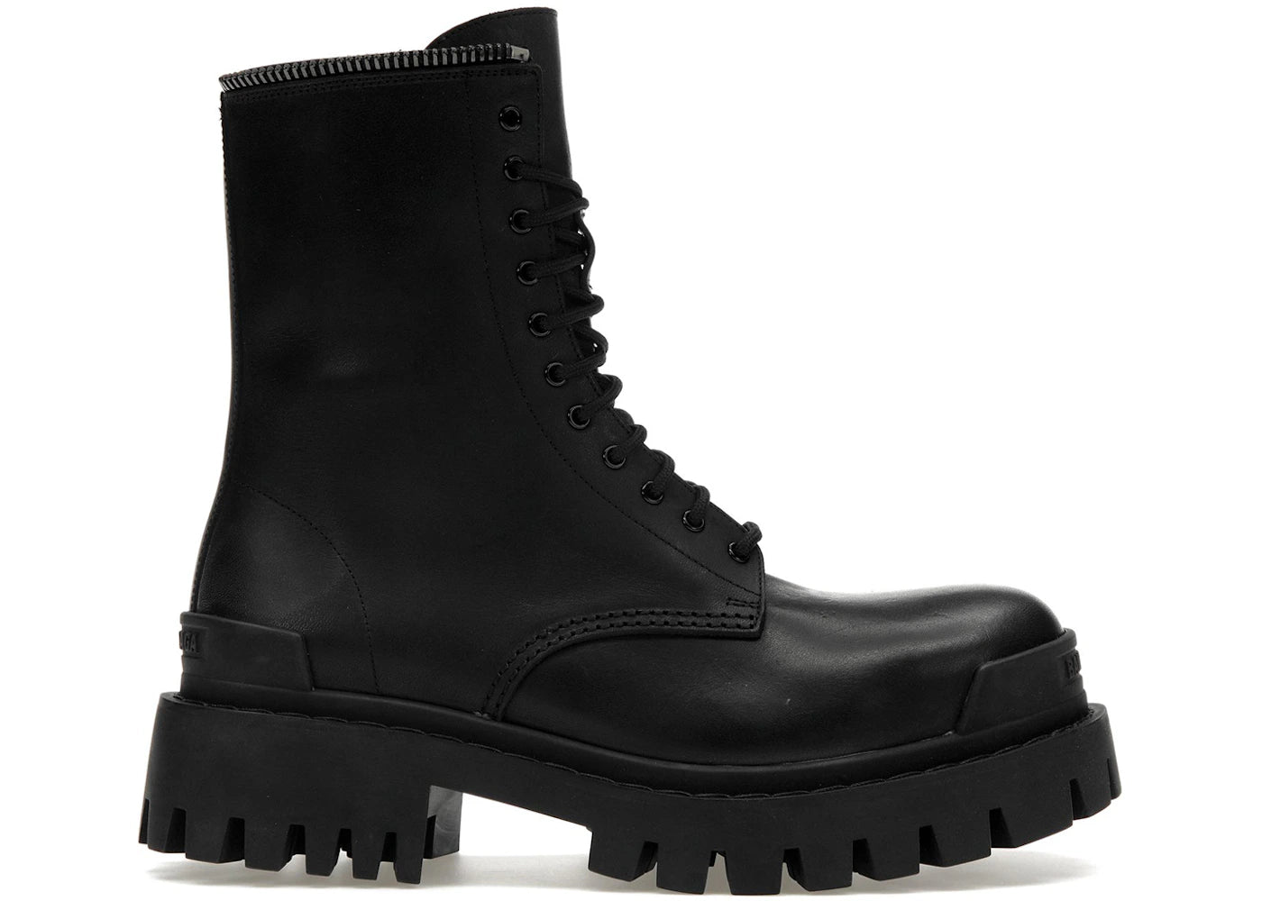 balenciaga master lug sole boot black (women's)