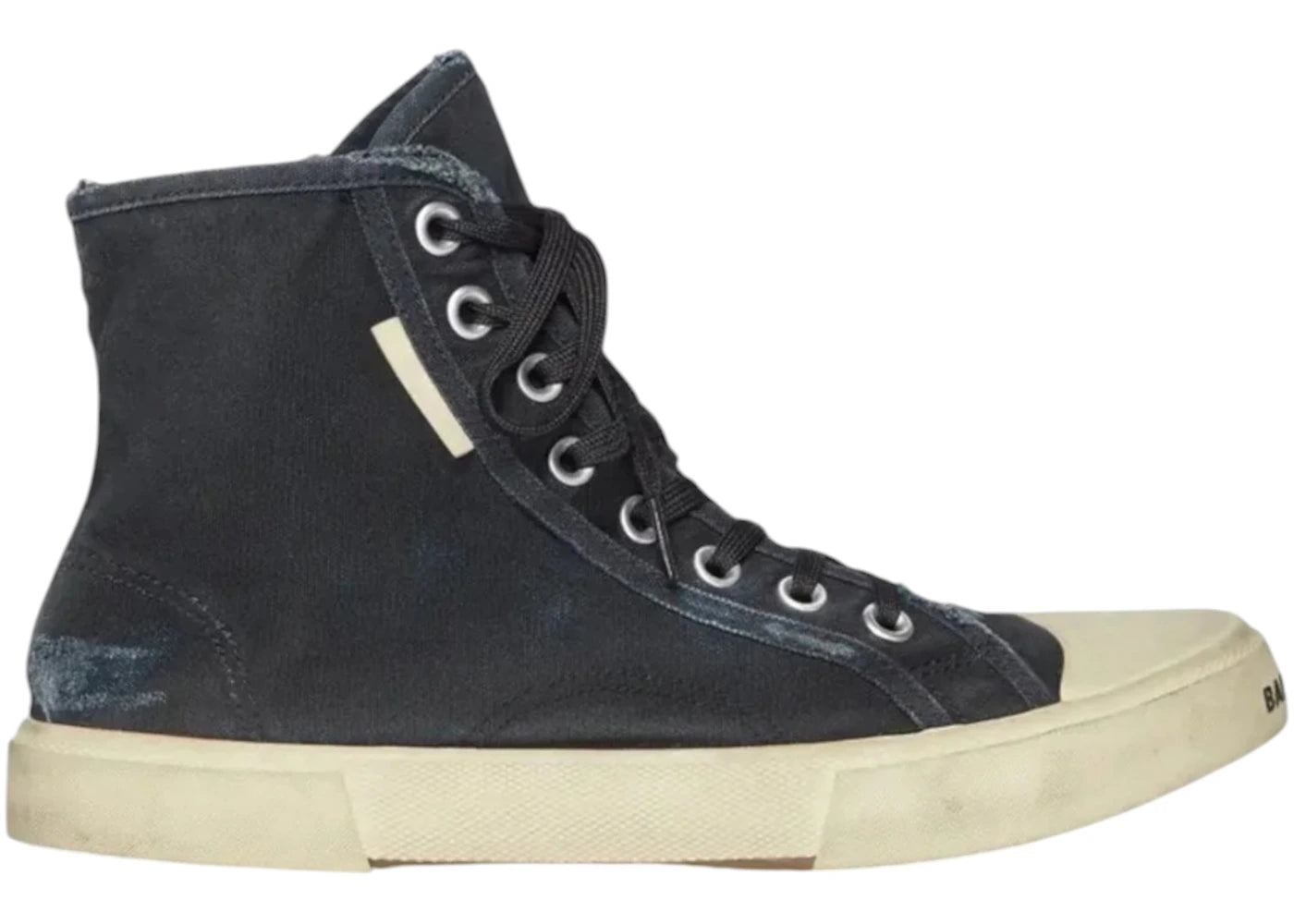 balenciaga paris high destroyed (women's) white