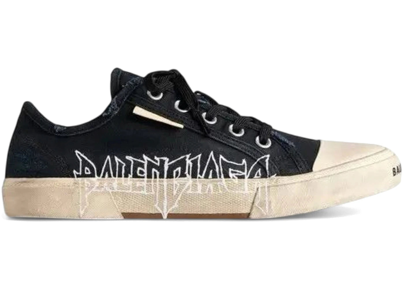 Balenciaga Paris Low Top Black White Lny Print