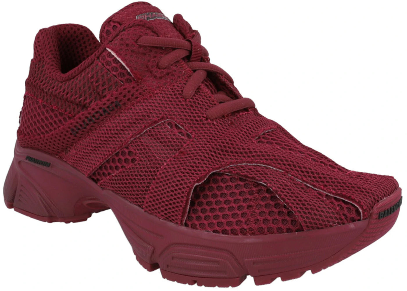 balenciaga phantom low-top burgundy (women's)