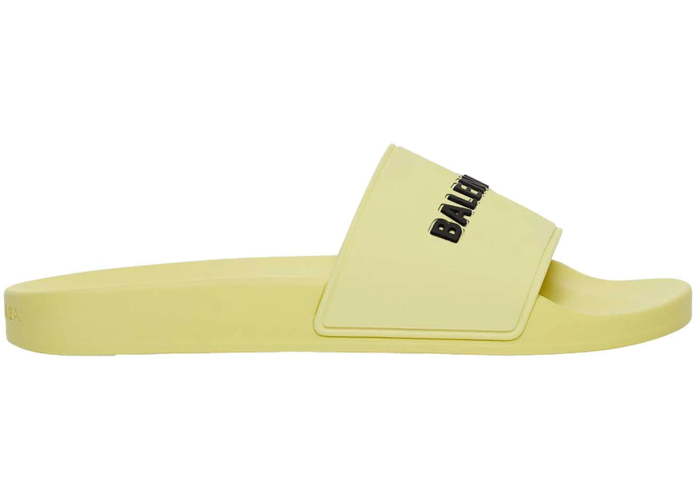 balenciaga pool slide yellow