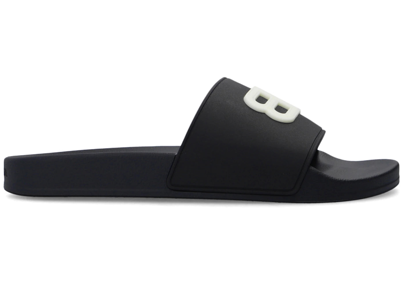 Balenciaga Pool Slides 3D Bb Glow Logo