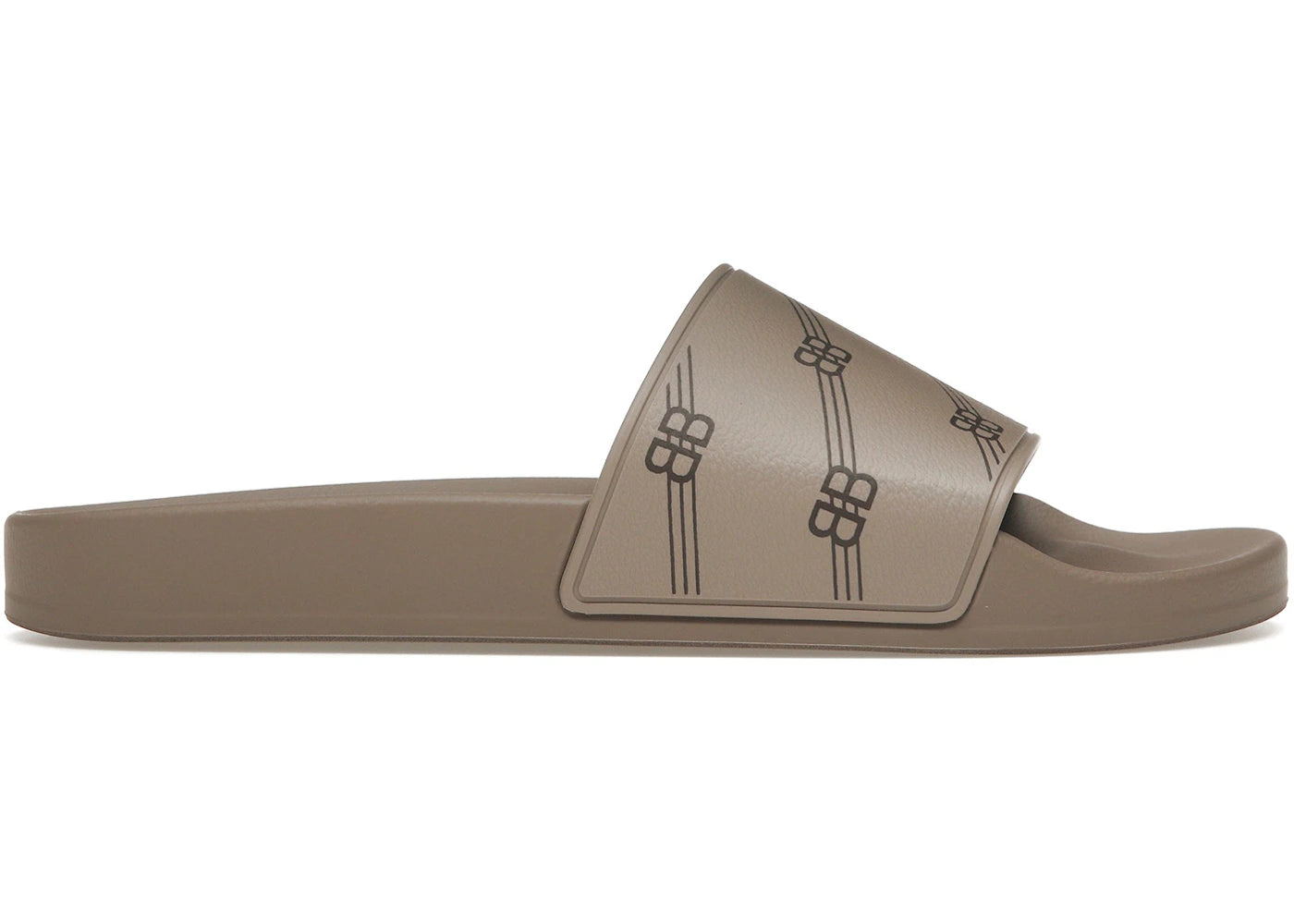 Balenciaga Pool Slides Dark Beige (Women'S)