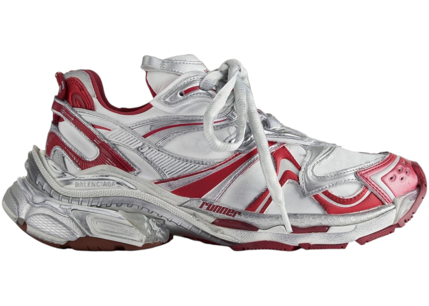 Balenciaga Runner 2.0 Off White Red