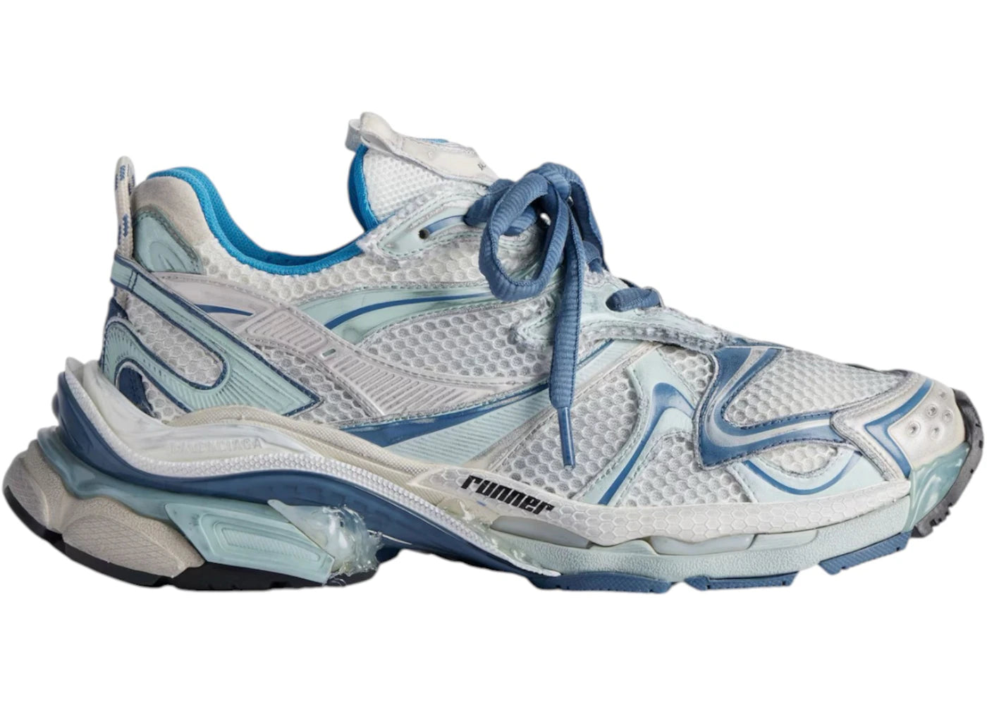 Balenciaga Runner 2.0 White Blue Beige