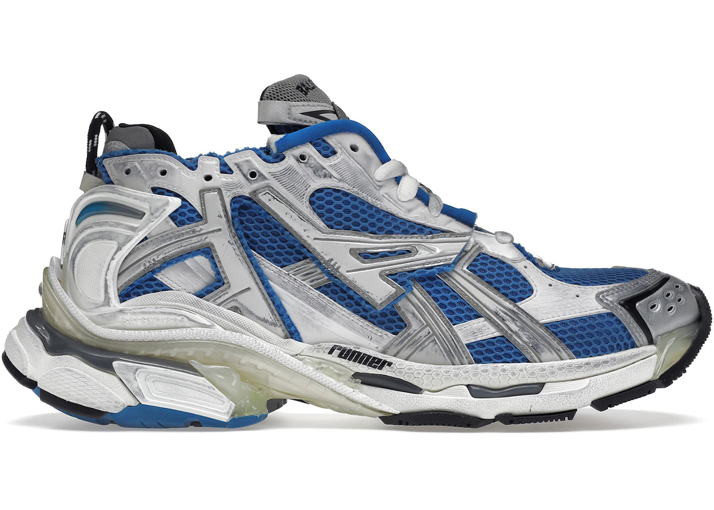balenciaga runner blue grey