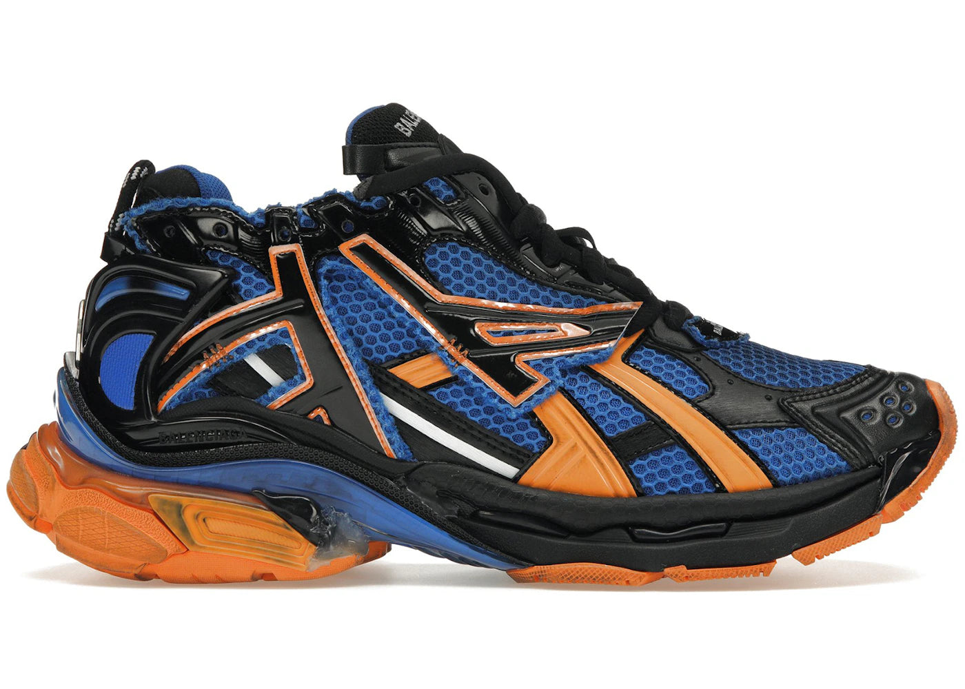 balenciaga runner blue orange black