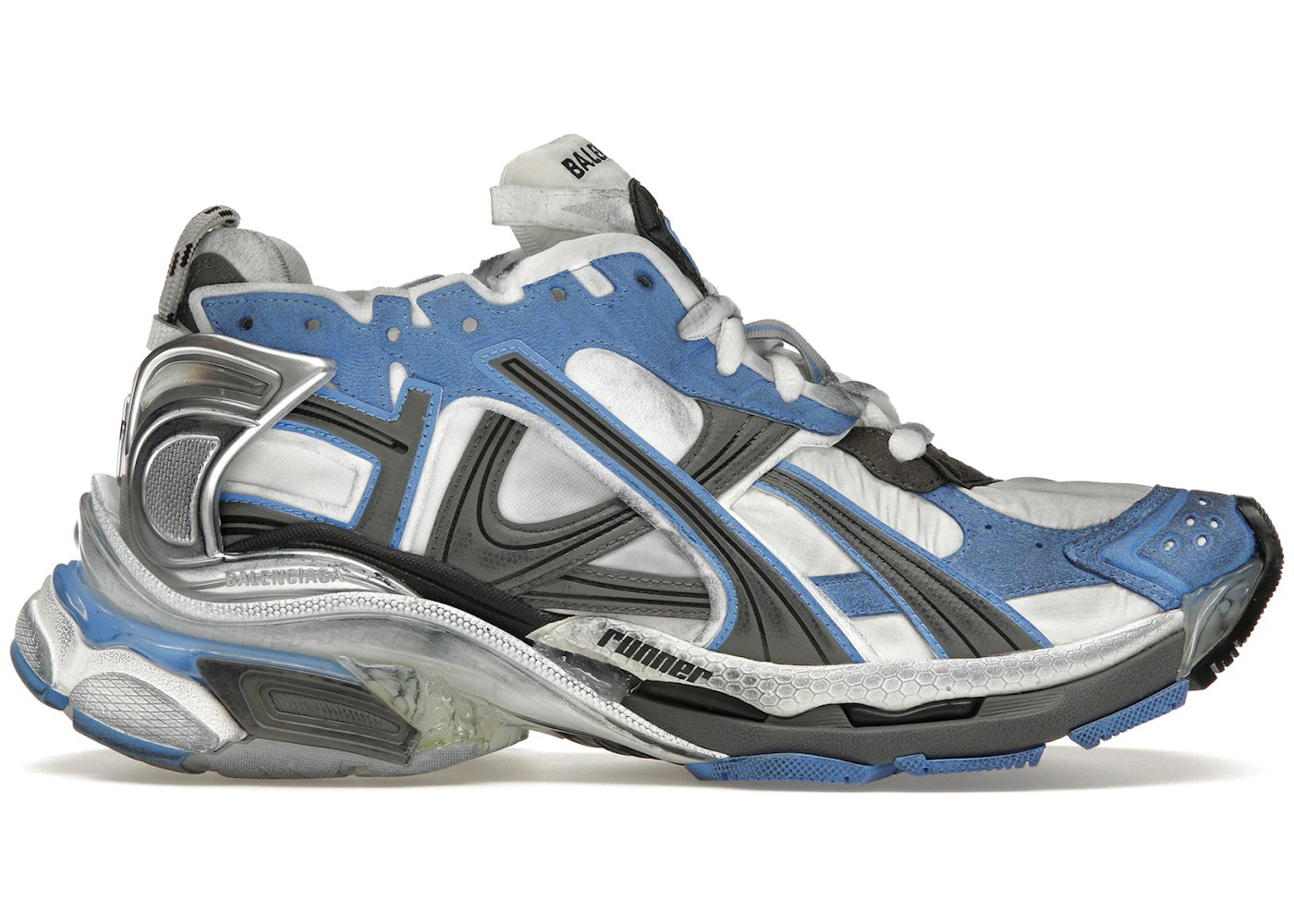 Balenciaga Runner Blue White Grey – Kicks Machine