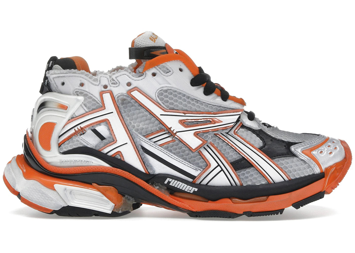 balenciaga runner orange (women's)