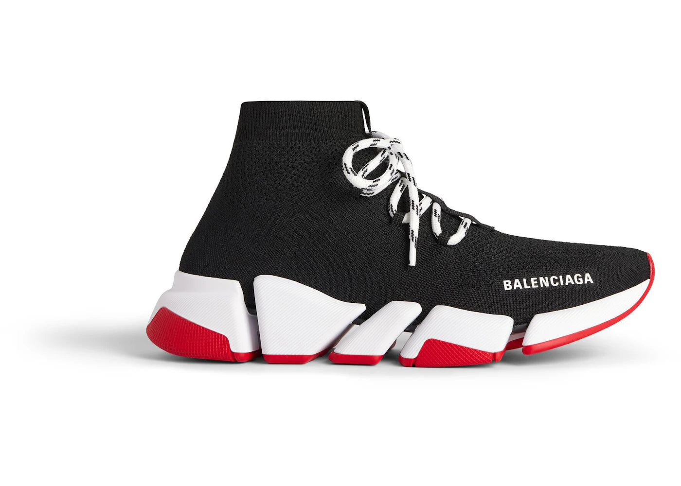 Sneaker Shoes Red Speed Balenciaga Balenciaga Speed Lace Up Black