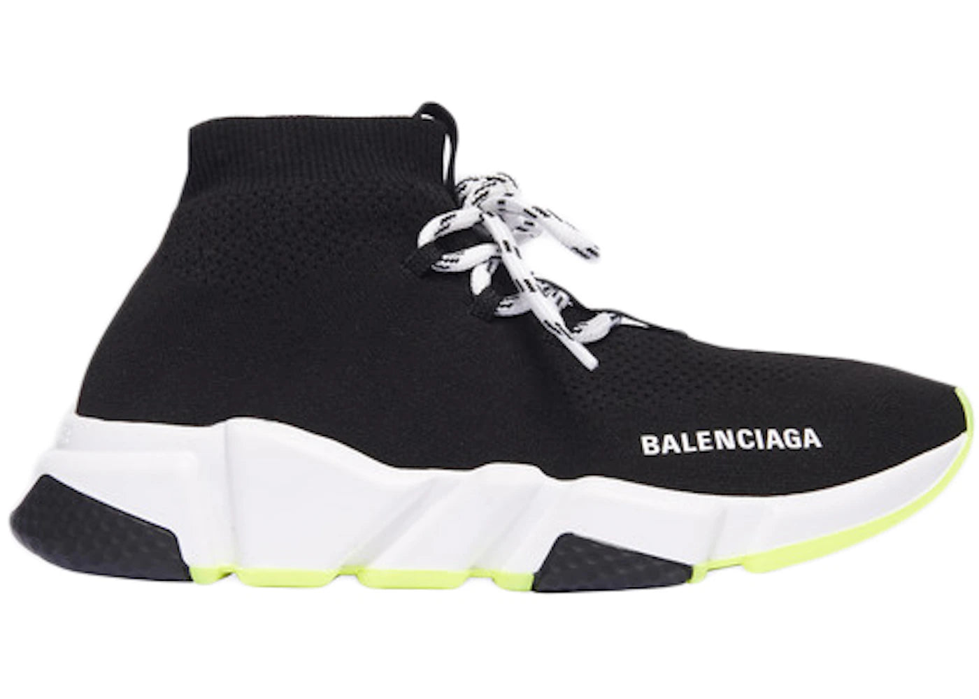 balenciaga speed lace up yellow sole (women's)