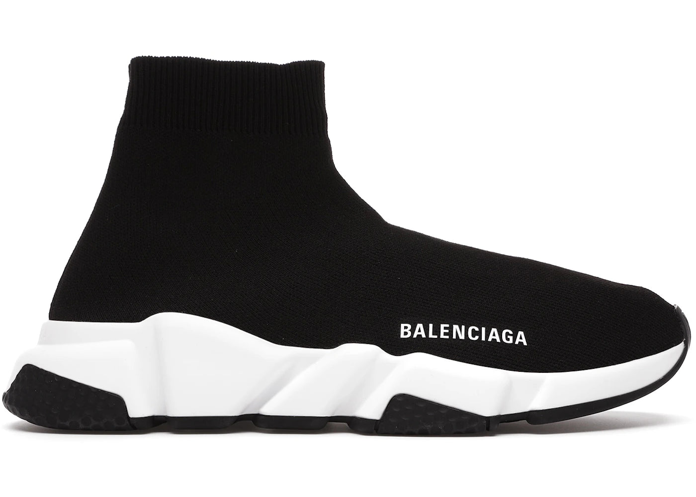 Balenciaga Speed Sneaker Black White Sole (Women'S)