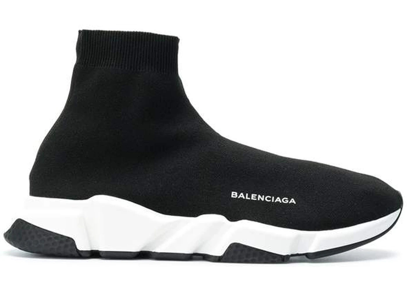 Balenciaga Speed Trainer Black White Black