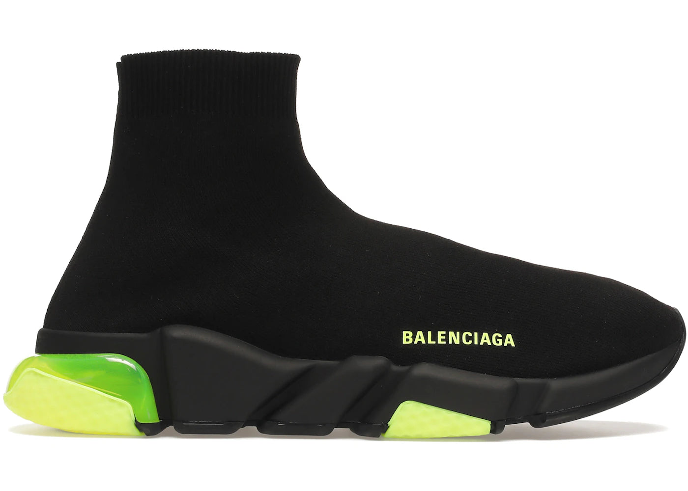 Balenciaga Speed Trainer Clearsole Yellow Fluo