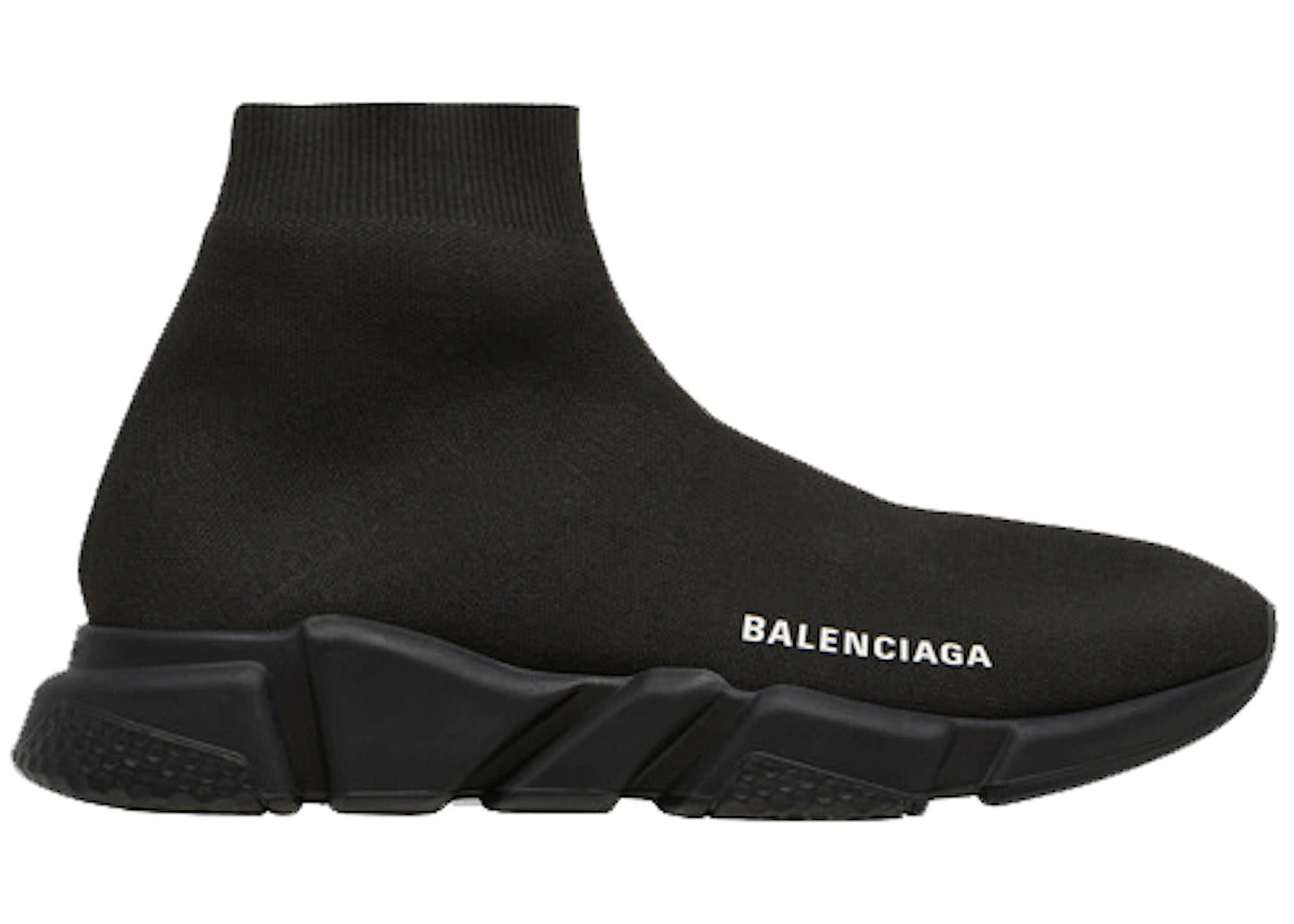 balenciaga speed trainer low black