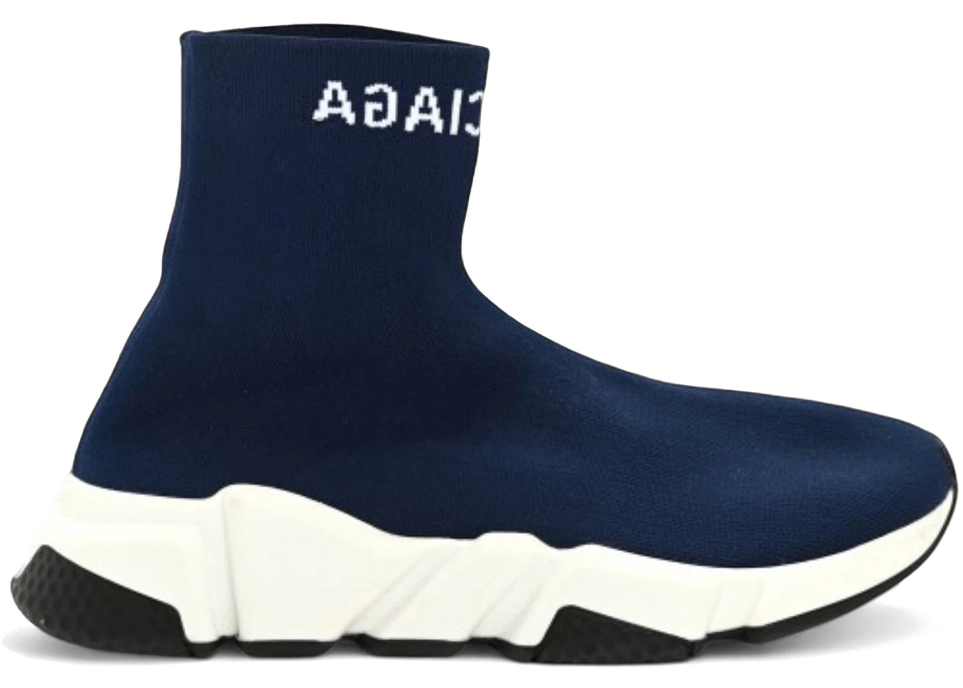 balenciaga speed trainer navy blue