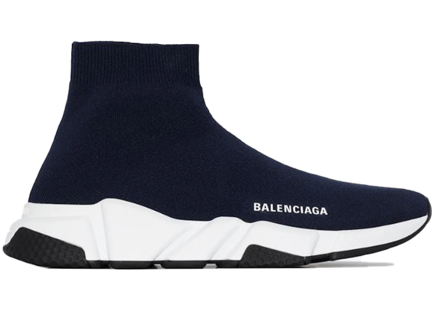 Balenciaga Speed Trainer Navy White Sole (Women'S)
