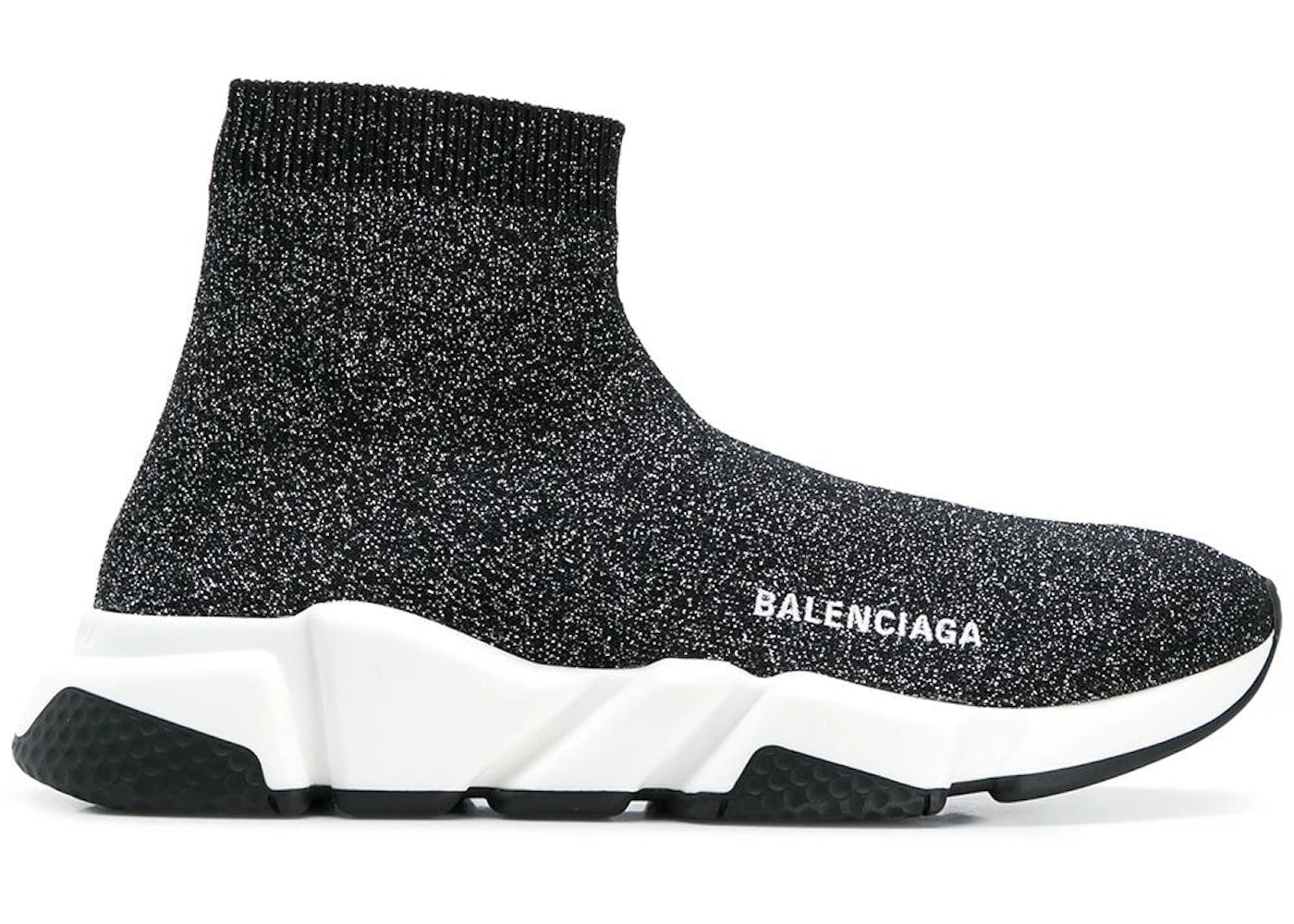 Balenciaga Speed Trainers Mid Lurex Knit (Women'S)