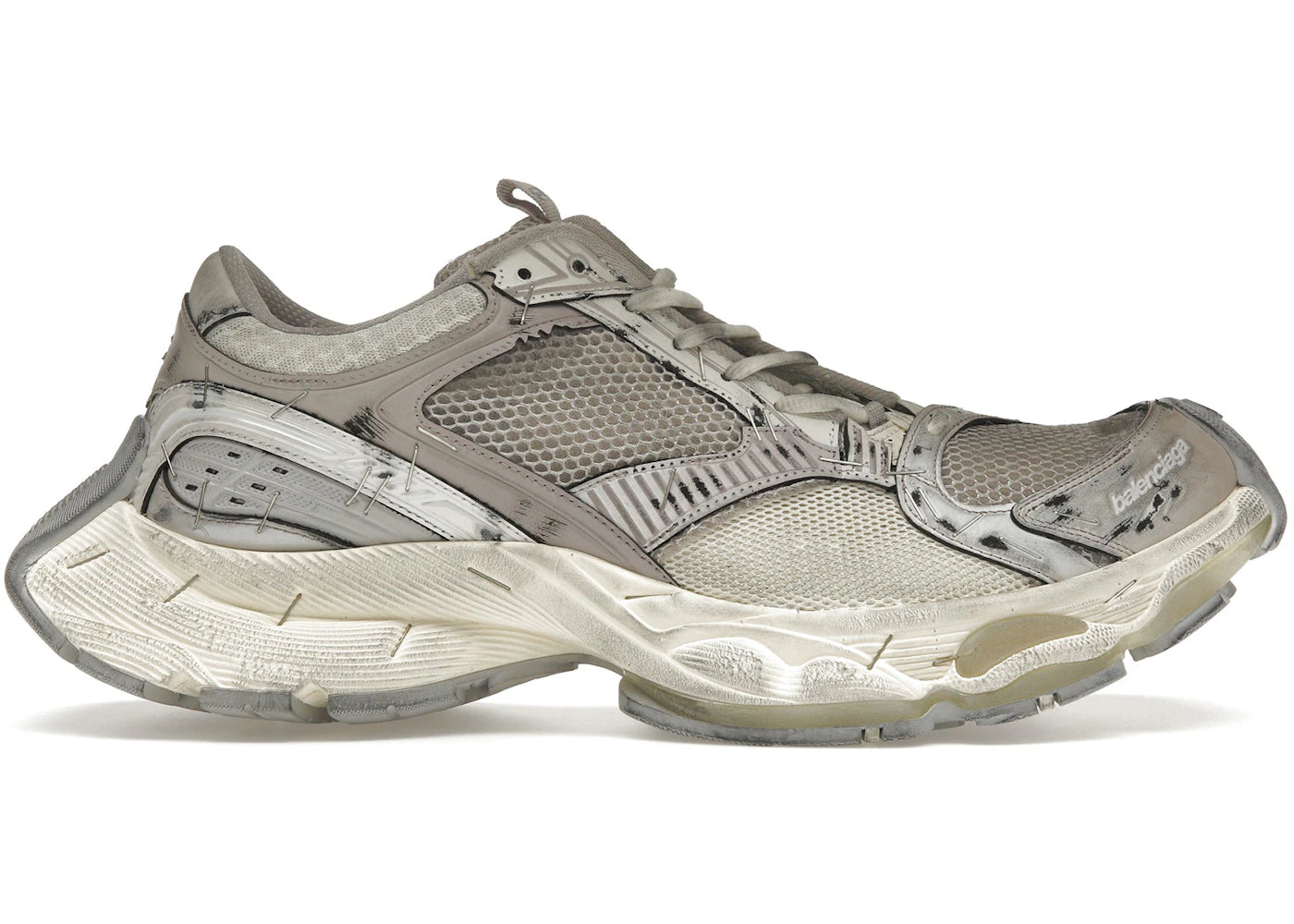 Balenciaga Stapler Beige Grey