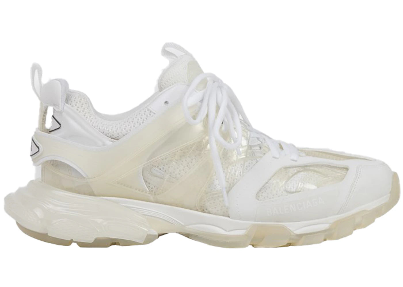 balenciaga track clear sole white (women's)
