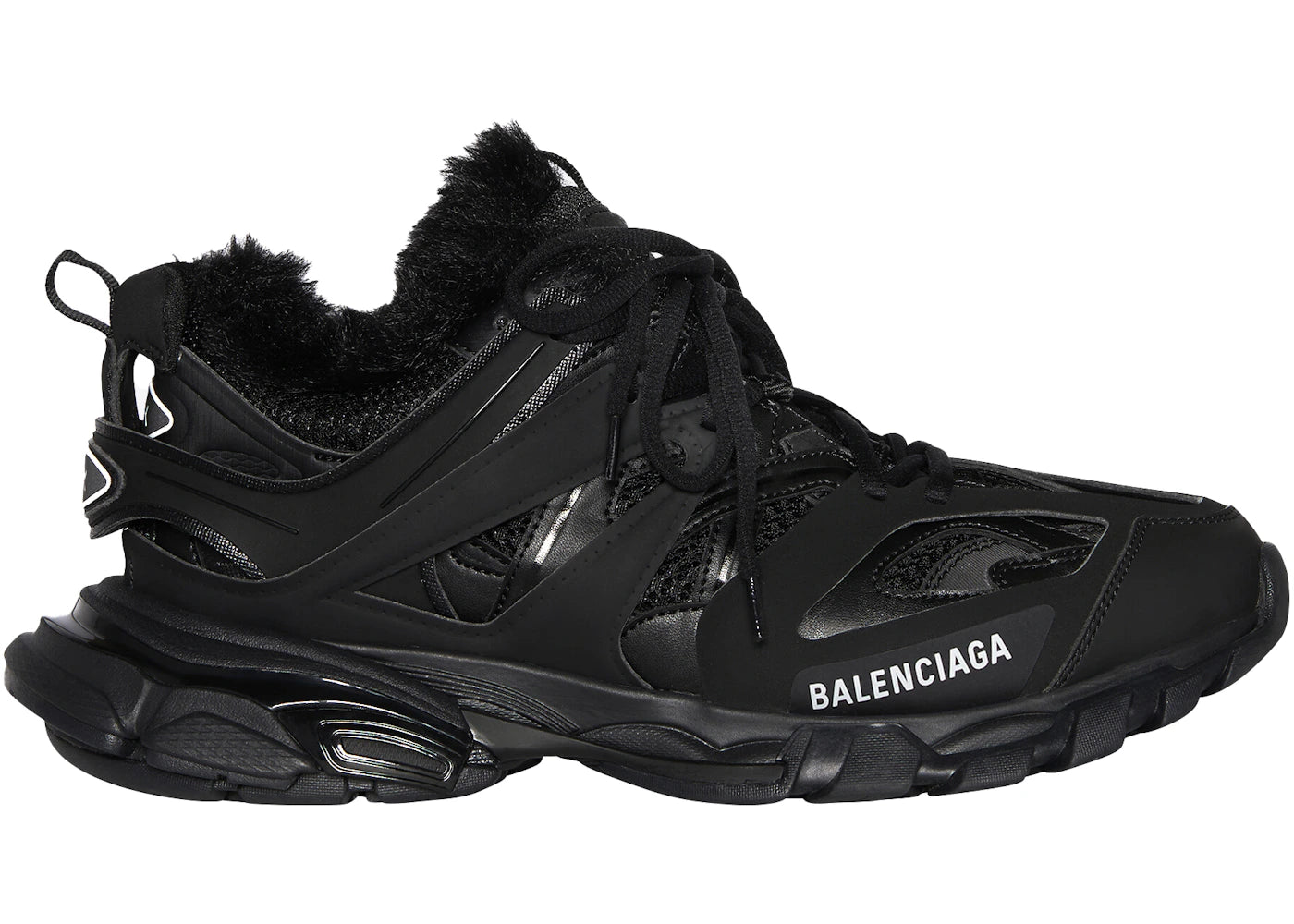 Balenciaga Track Fake Fur Black (Women'S)