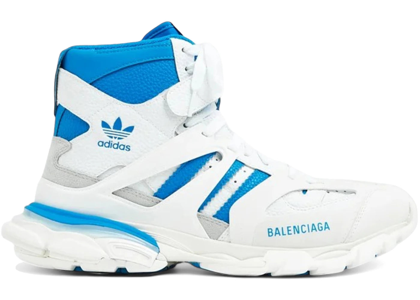 Balenciaga Track Forum High X Adidas White Blue
