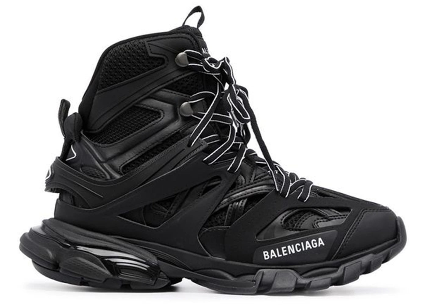 balenciaga track hike black black white (women's)