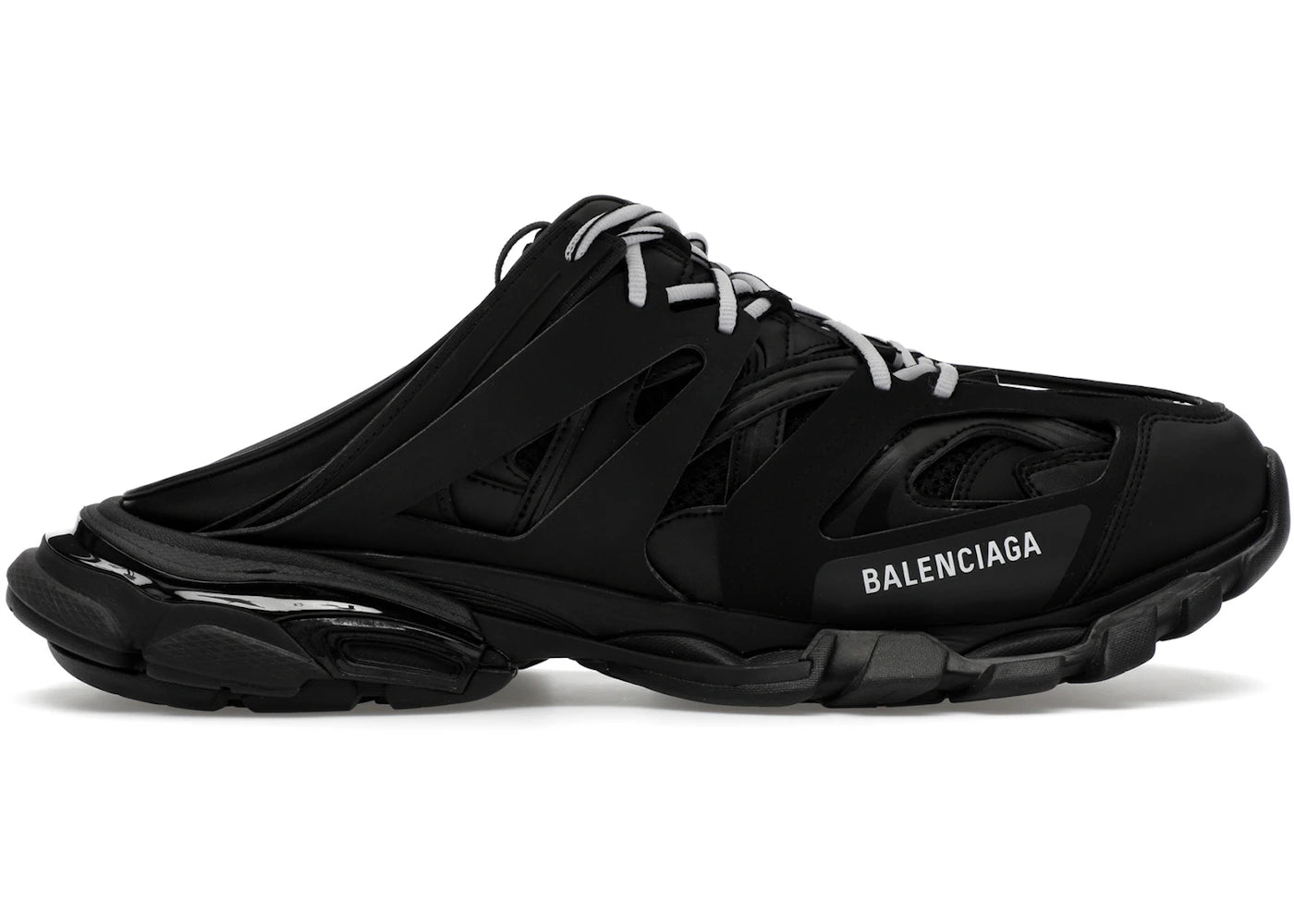 balenciaga track mule black