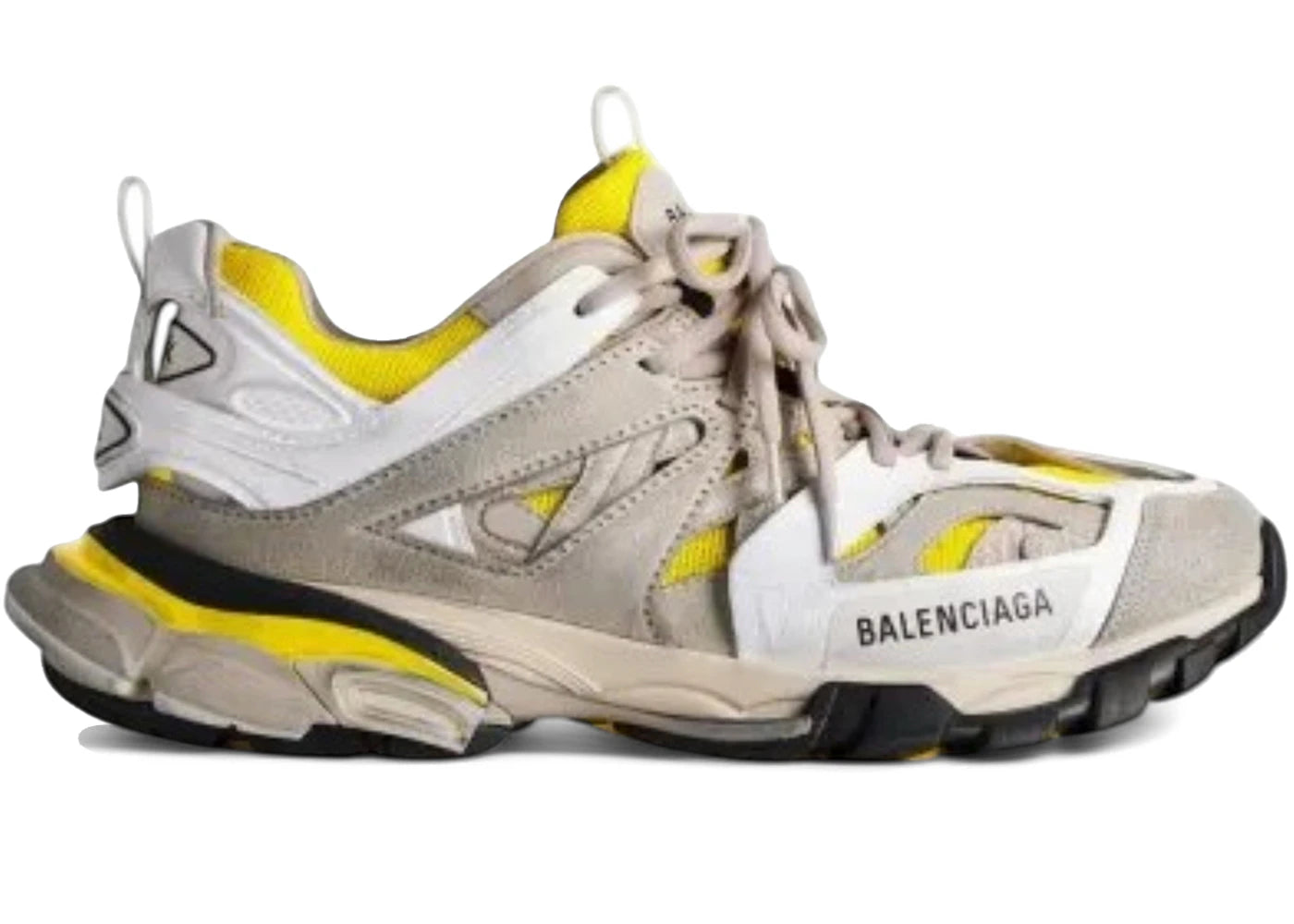 balenciaga track multicolor yellow