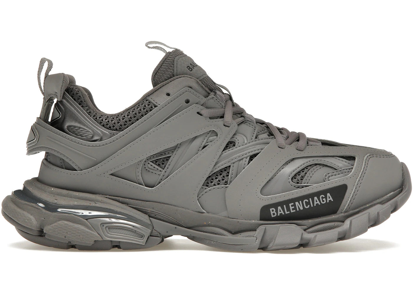 balenciaga track recycled sole medium grey