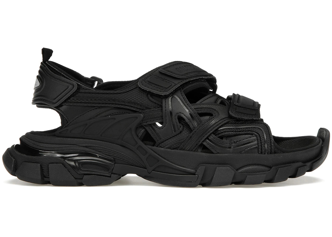 balenciaga track sandal black (women's)