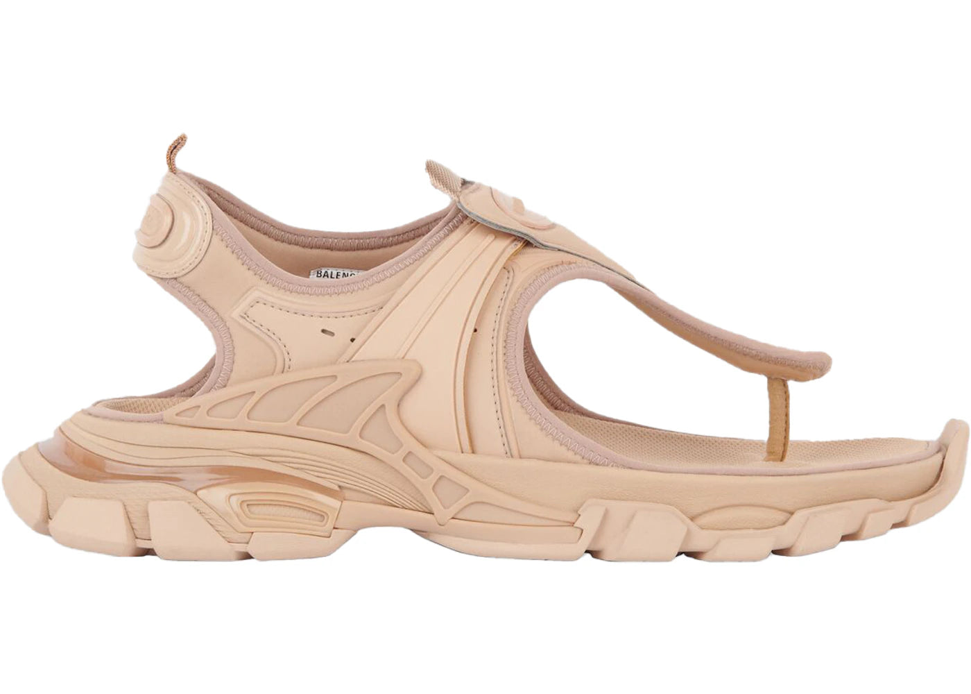 Balenciaga Track Thong Sandal Beige (Women'S)