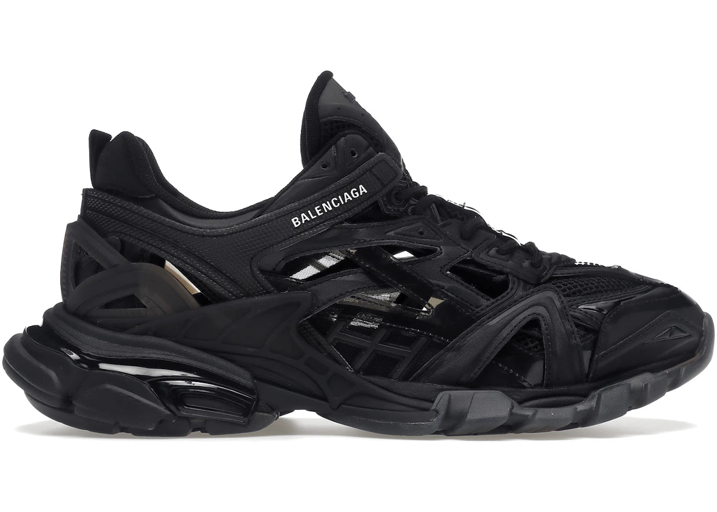 Balenciaga Track.2 Clear Sole Black