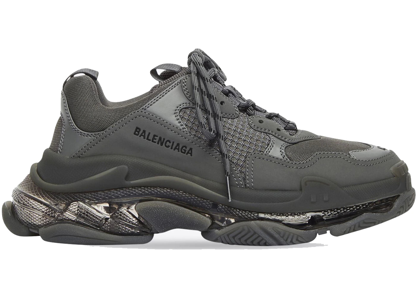 Balenciaga Triple S Clear Sole Grey (Women'S)