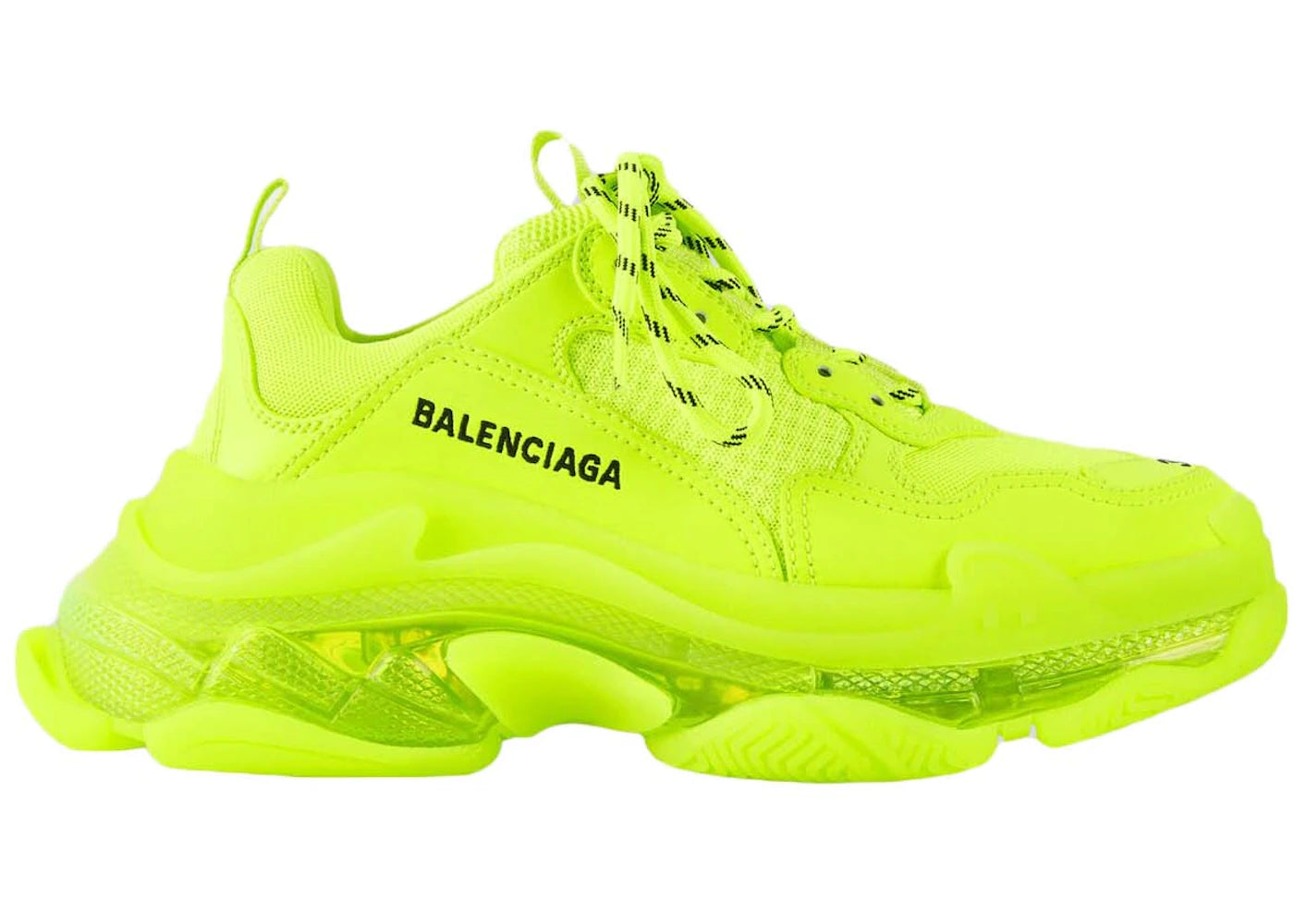 Balenciaga Triple S Clear Sole Yellow (Women'S)