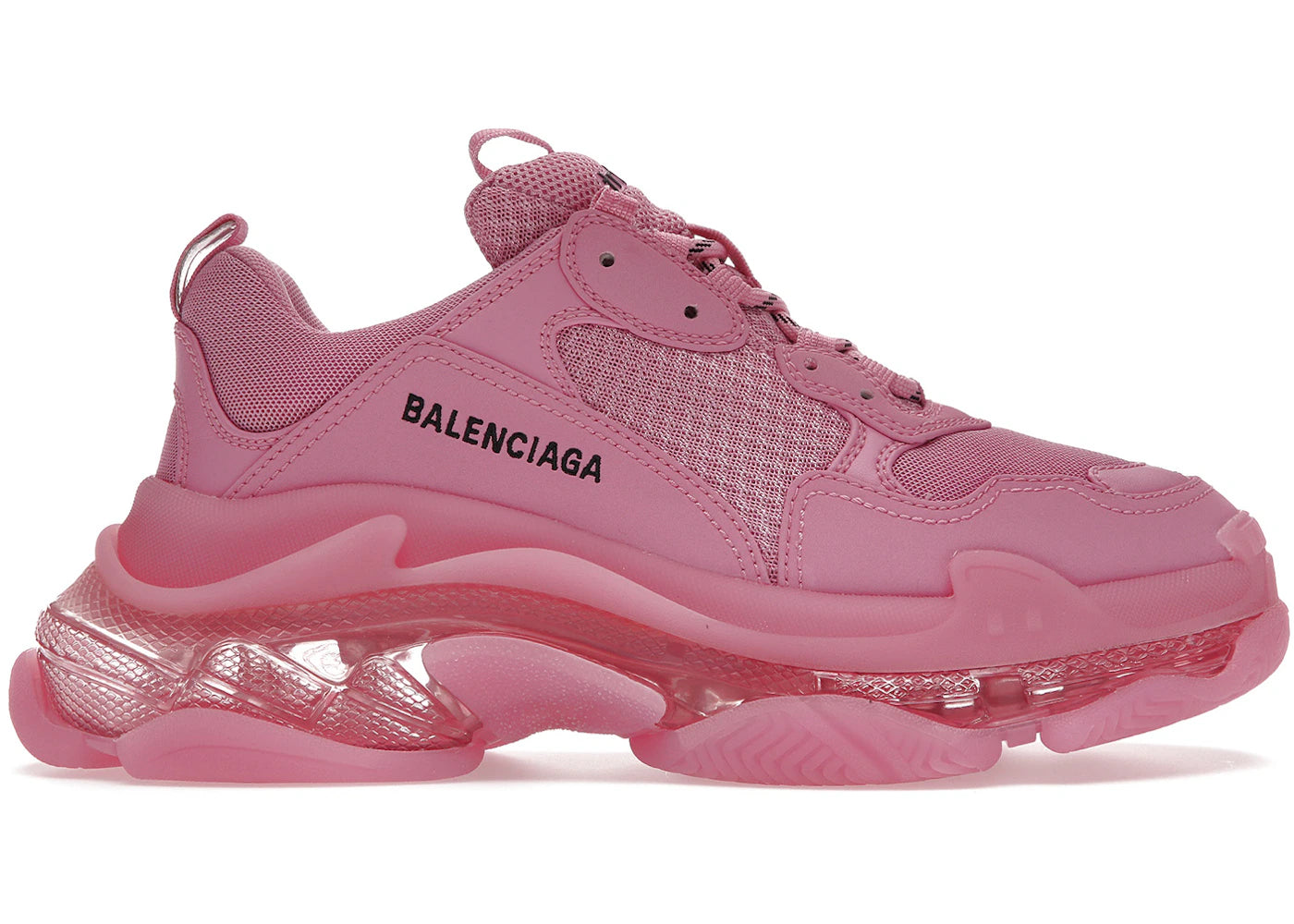 Balenciaga Triple S Clear Sole Pink (Women'S)