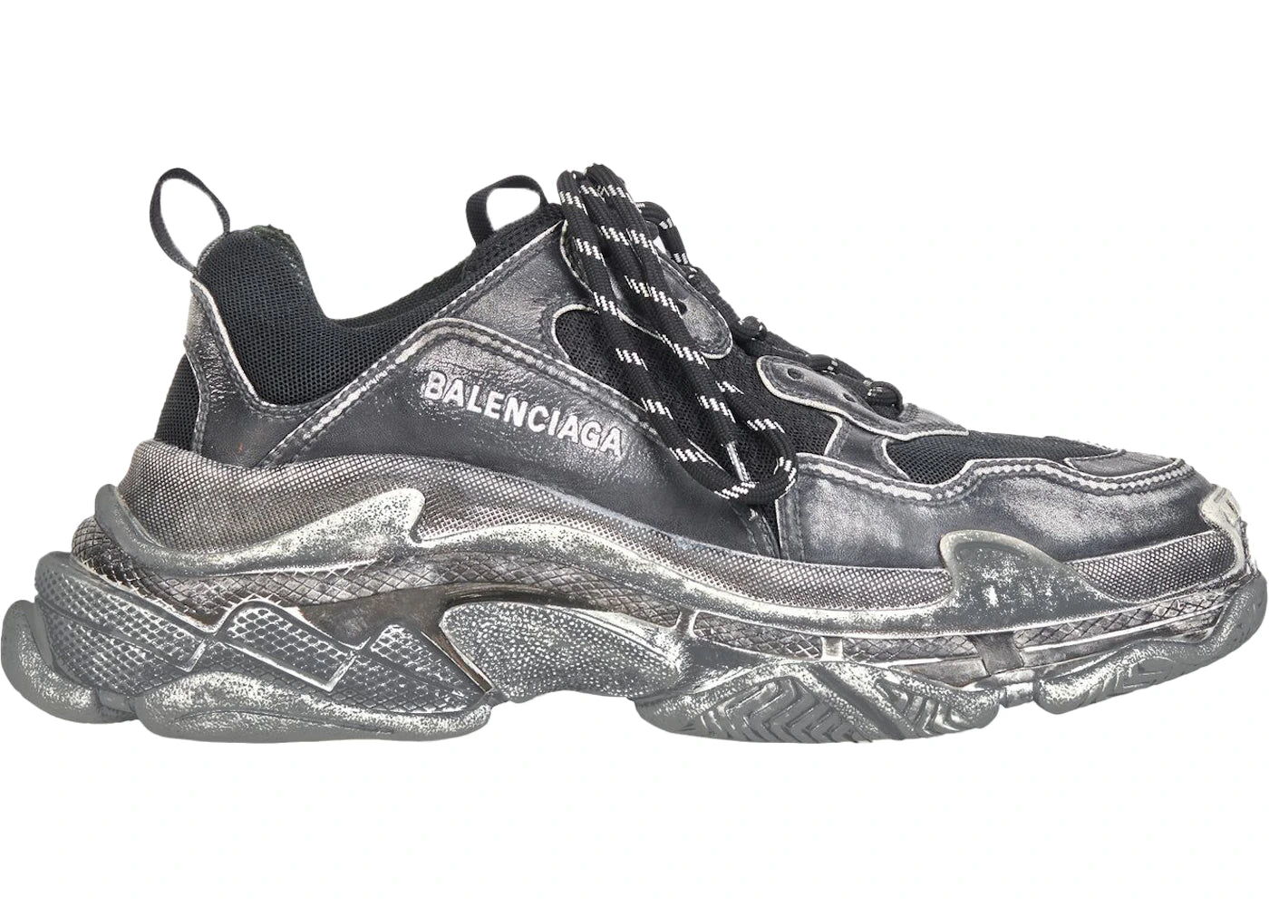 Balenciaga Triple S Faded Black (Women'S)