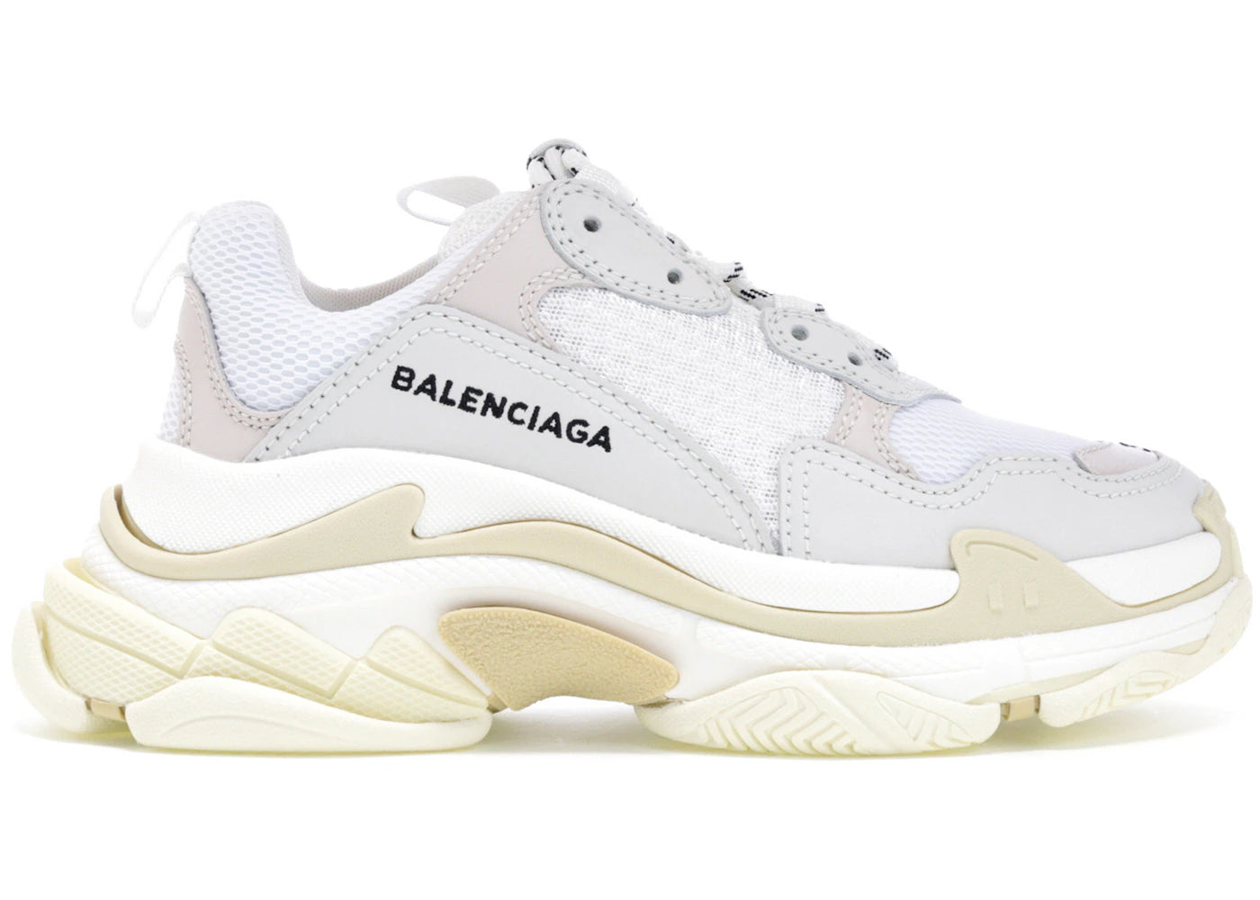 balenciaga triple s white (2018) reissue) (women's)