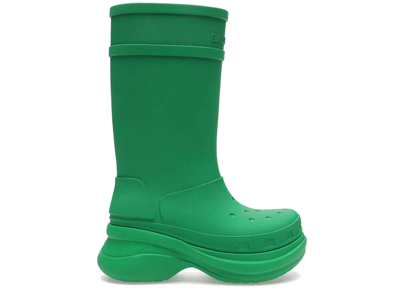 balenciaga x crocs boot green (women's)