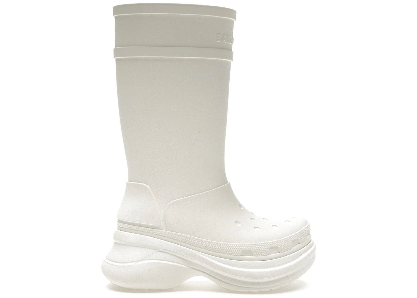 balenciaga x crocs boot white (women's)