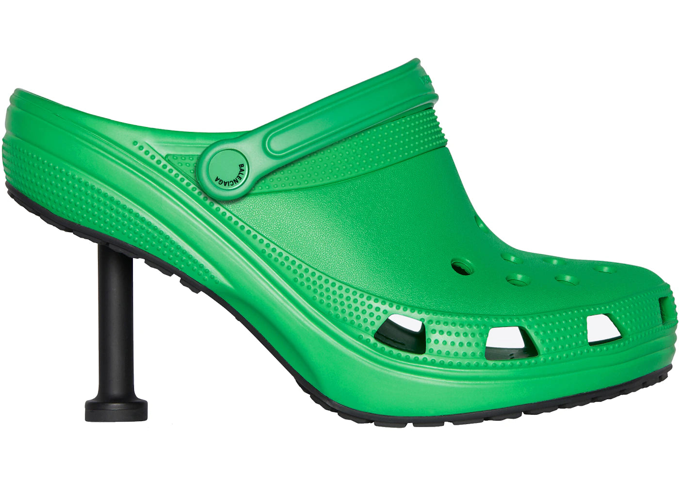 balenciaga x crocs madame 80mm green (women's)