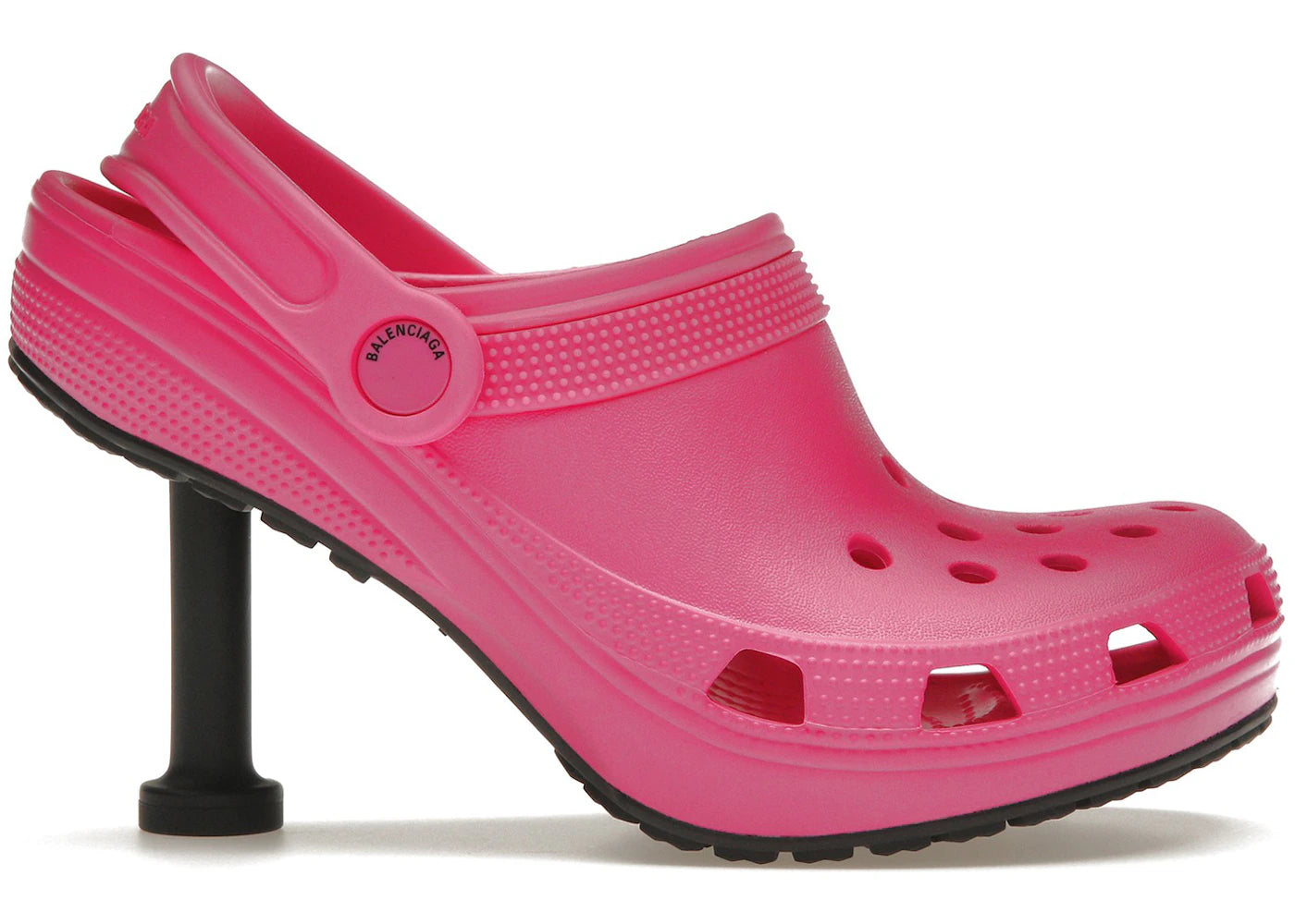 balenciaga x crocs madame 80mm pink (women's)