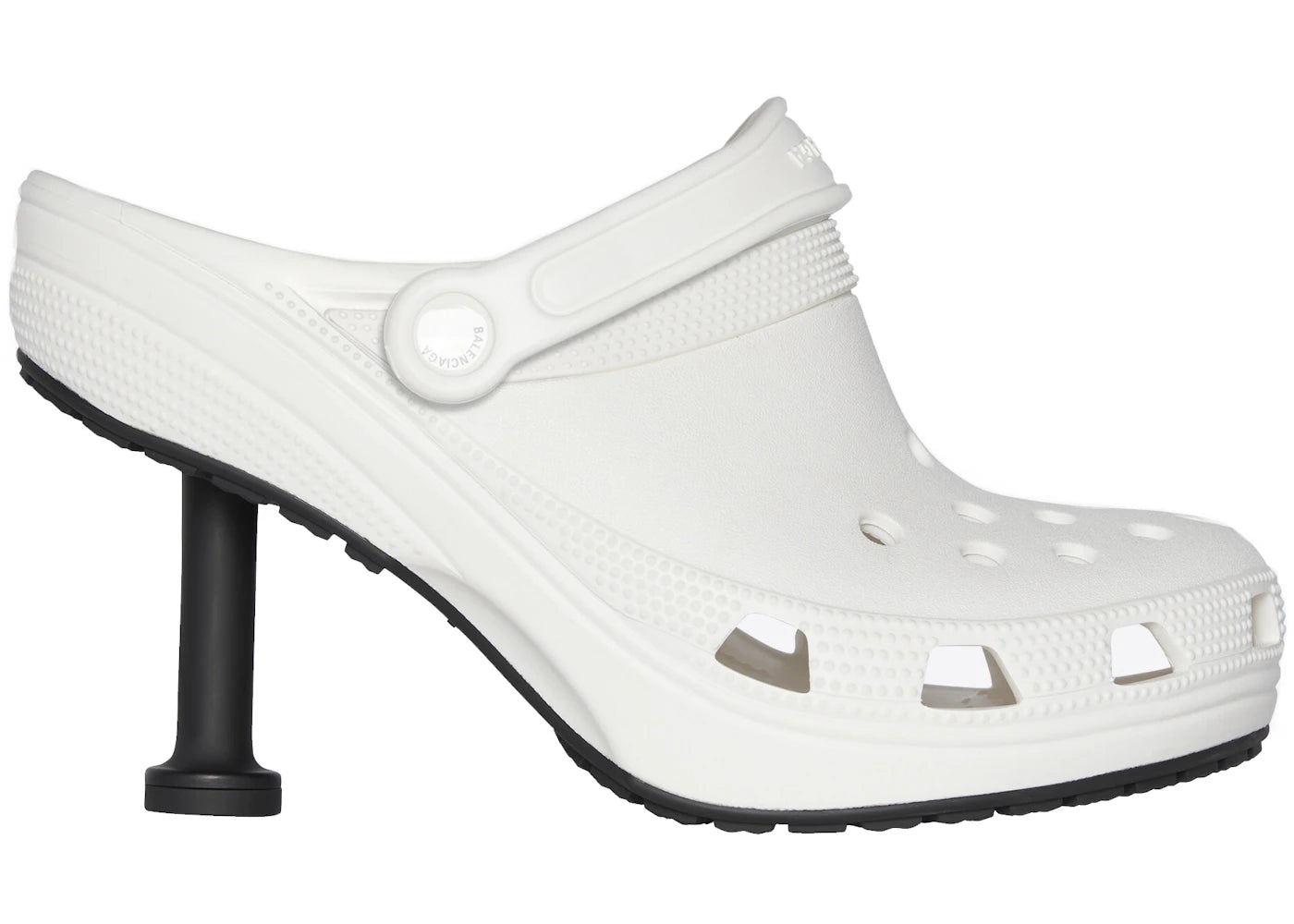 balenciaga x crocs madame 80mm white (women's)