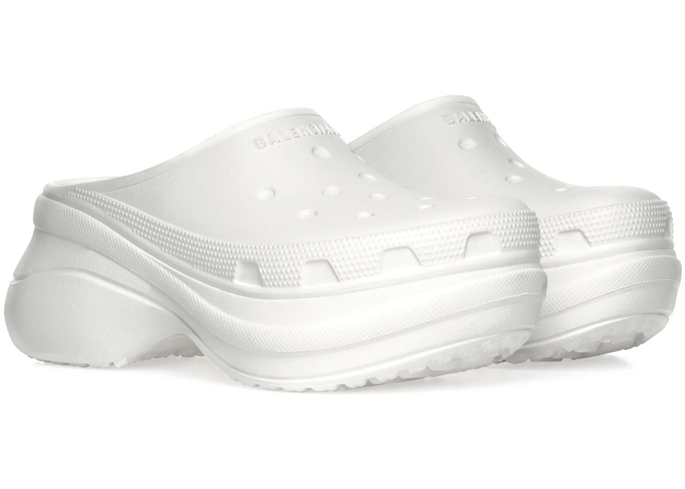balenciaga x crocs mule white (women's)