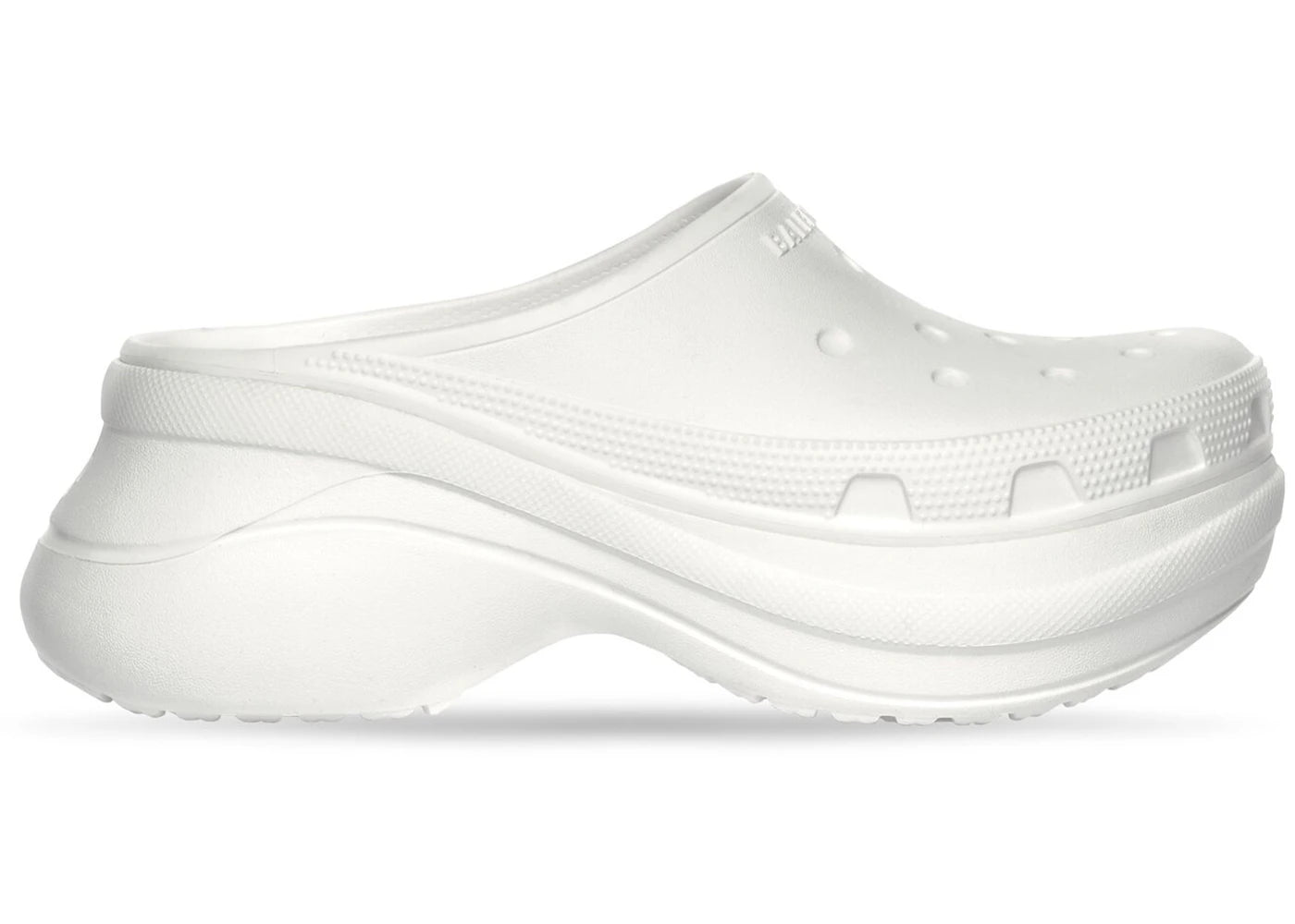 balenciaga x crocs mule white (women's)