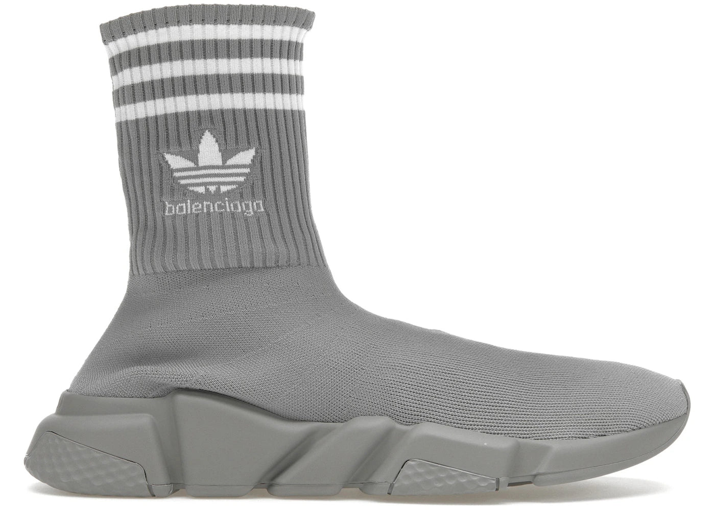 balenciaga x adidas speed trainer grey white