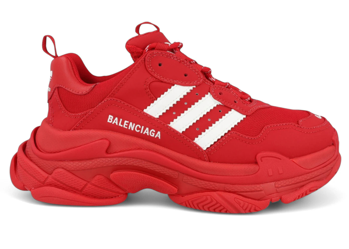 balenciaga x adidas triple s red white