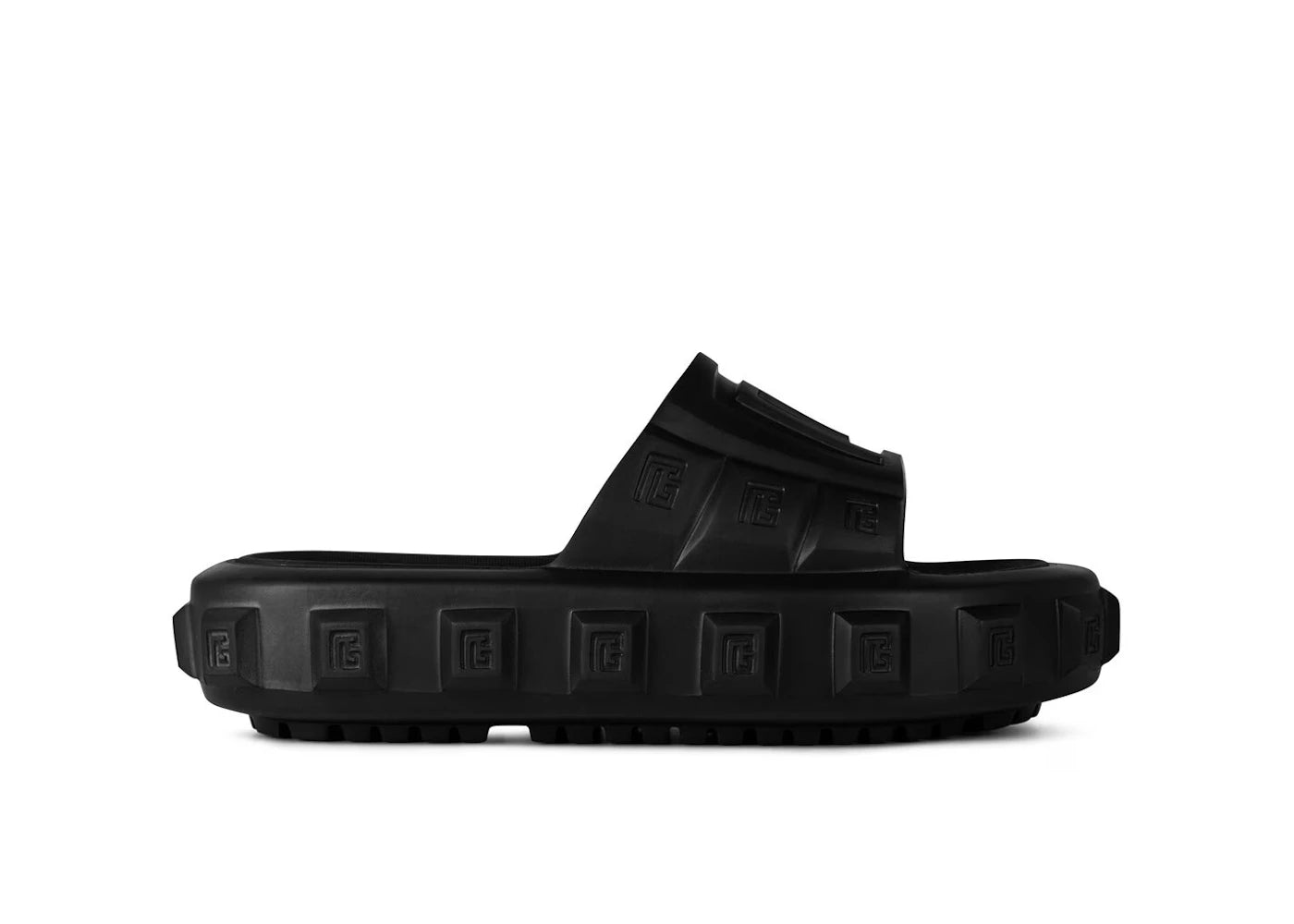 Balmain Ari Rubber Slides Black